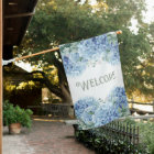 Floral Blue Hydrangea Bienvenue