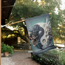 Drapeau de maison personnalisé étanche aux intempé