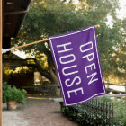 PURPLE OPHOUSE SIGN FLAG