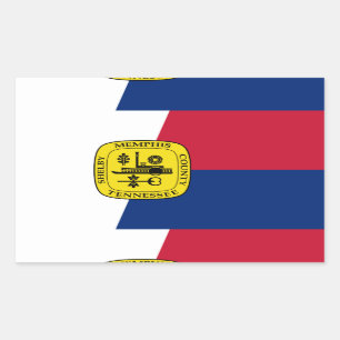 Drapeau de Memphis, Sticker rectangulaire du Tenne