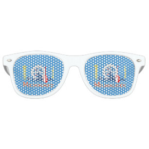Drapeau de Milwaukee, Wisconsin Lunettes de soleil