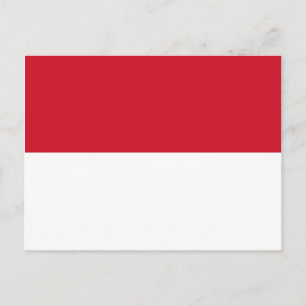 Drapeau de Monaco Carte postale