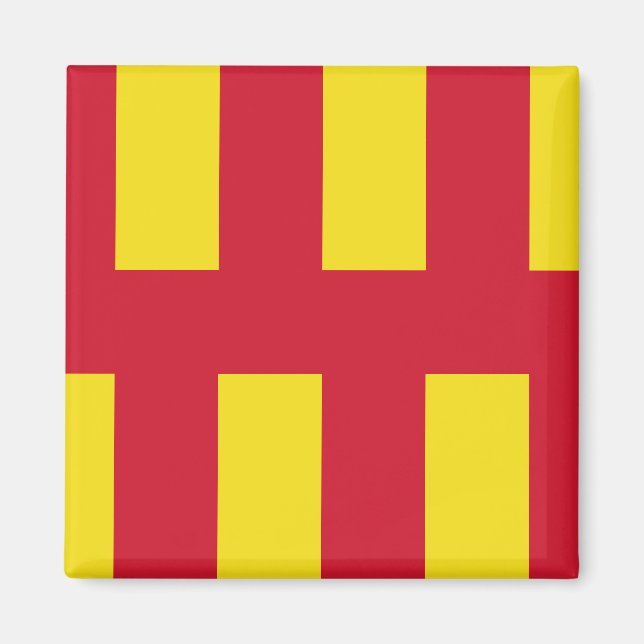 Drapeau de Northumberland Magnet (Devant)