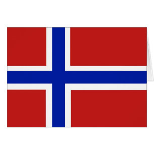 Drapeau de Norvège Scandinave