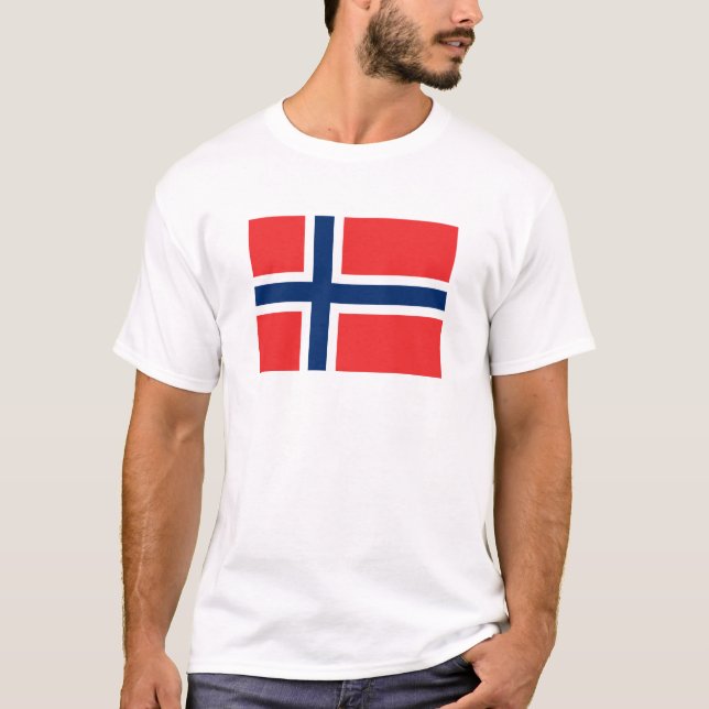 Drapeau de Norvège T-shirt (Devant)