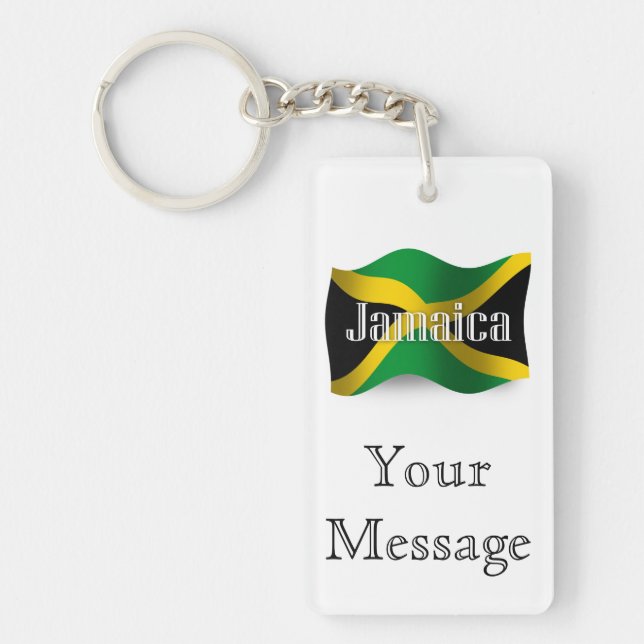 Drapeau de ondulation de la Jamaïque (Devant)