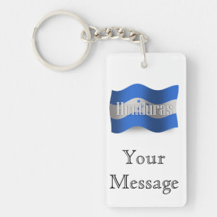 Drapeau de ondulation du Honduras