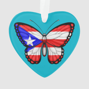 Drapeau de papillon de Porto Rico