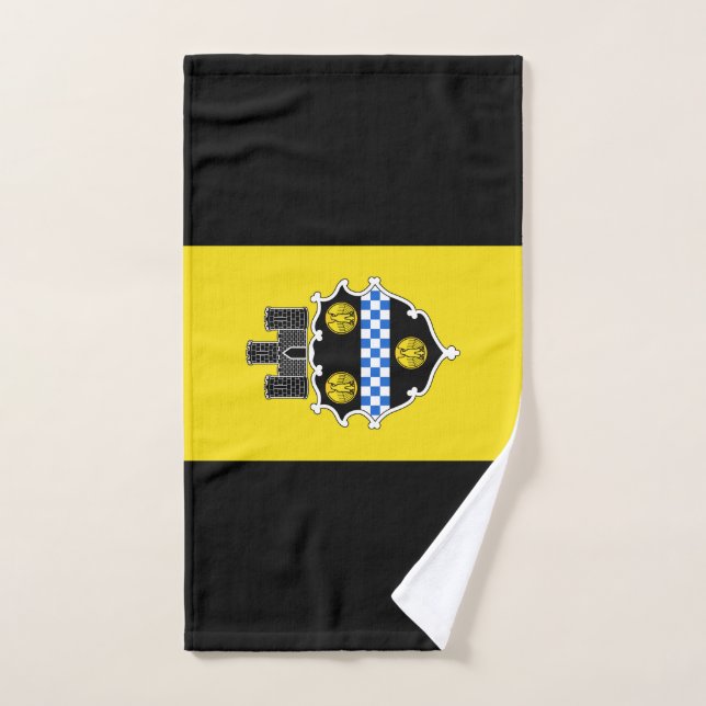 Drapeau de Pittsburgh, Pennsylvanie Serviette à ma (Serviette à main)