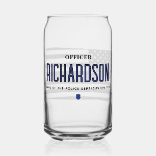 Drapeau de policier personnalisé Thin Blue Line