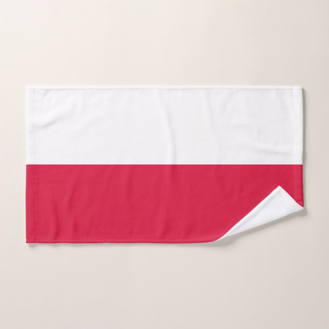 Drapeau de Pologne (Serviette à main)