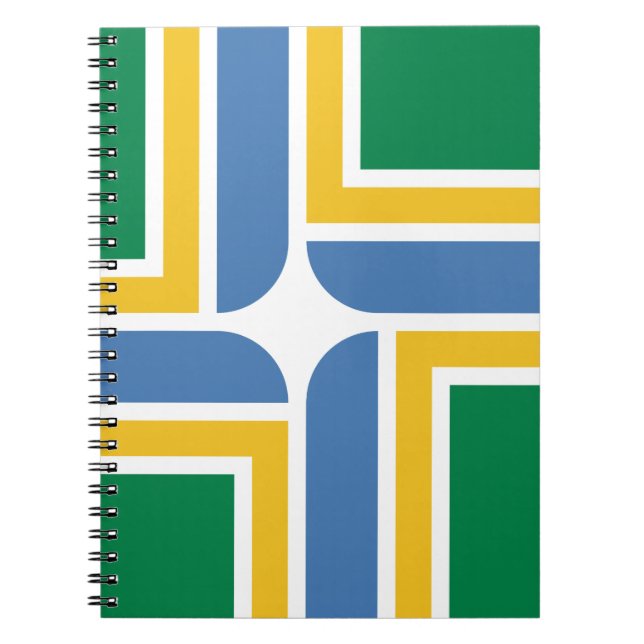 Drapeau de Portland, Carnet de l'Oregon (Devant)