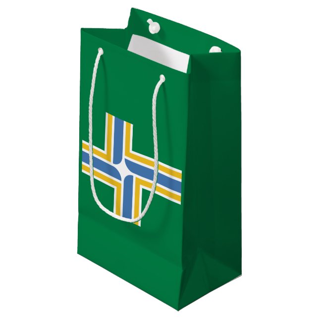 Drapeau de Portland, Oregon Petit sac cadeau (Devant Angle)