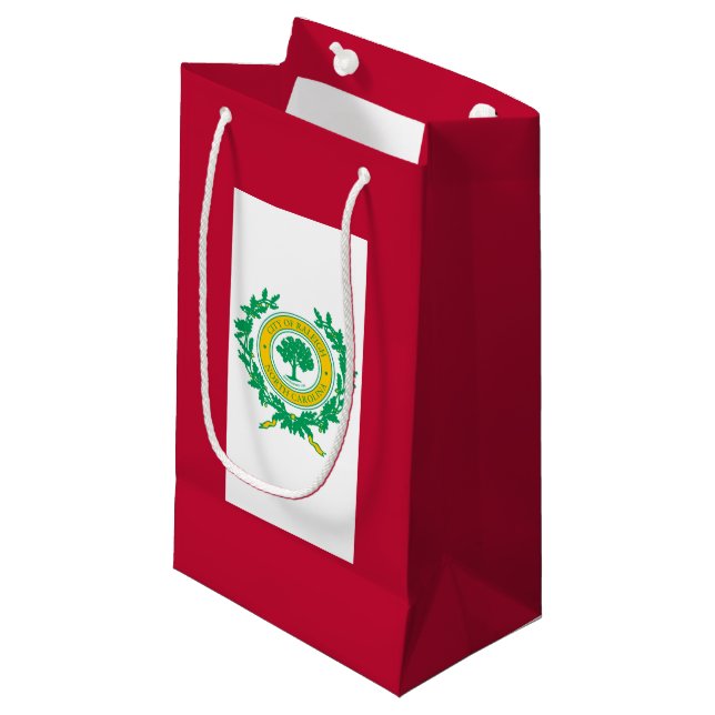 Drapeau de Raleigh, Caroline du Nord Petit sac cad (Devant Angle)