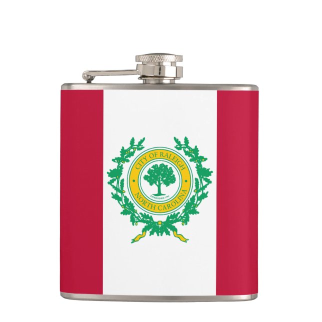 Drapeau de Raleigh, Flacon de hanche de Caroline d (Devant)