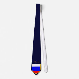 Drapeau de Russie Cravate personnalisée