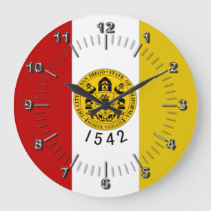 Drapeau de San Diego Grande Horloge