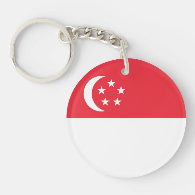 Drapeau de Singapour (Devant)