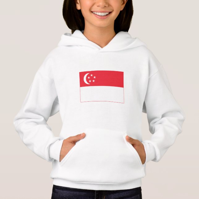 Drapeau de Singapour (Devant)