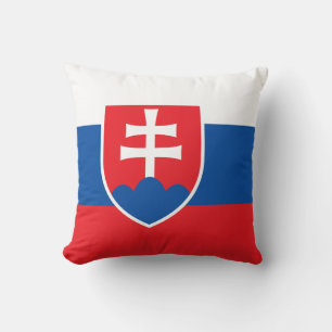 Drapeau de Slovaquie Coussin américain MoJo