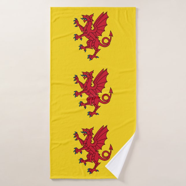Drapeau de Somerset Bathz (Serviette de bain)