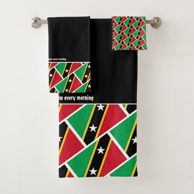 Drapeau de ST-KITTS-ET-NEVIS (En situation)