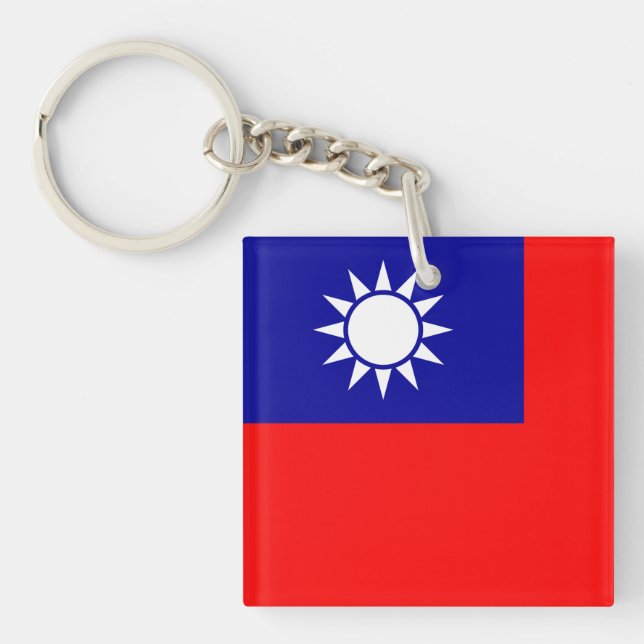 Drapeau de Taïwan : République de Chine, Taipei ch (Devant)