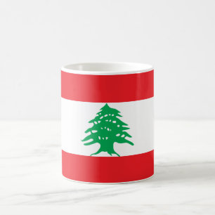 Drapeau de tasse du Liban