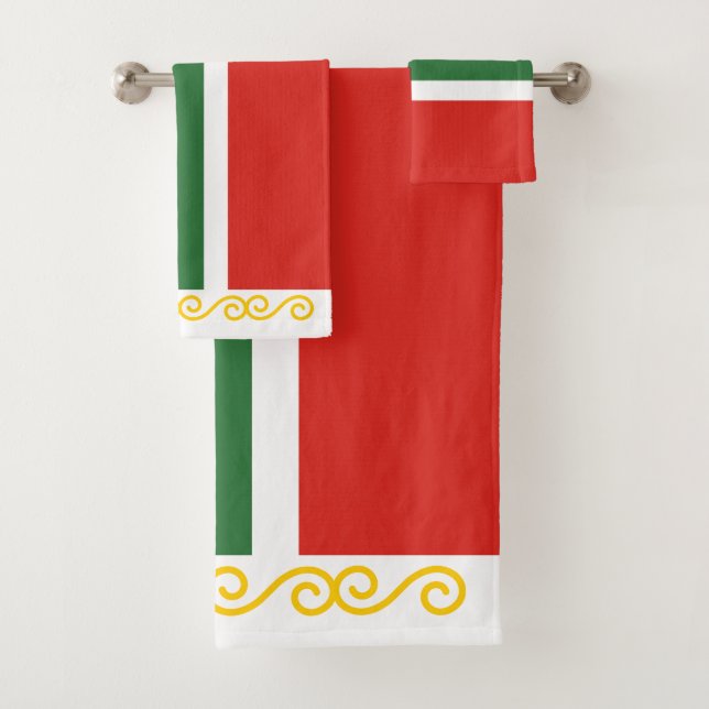 Drapeau de Tchétchénie (En situation)