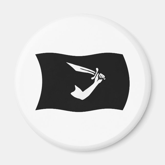 Drapeau de Thomas Tew Magnet (Devant)