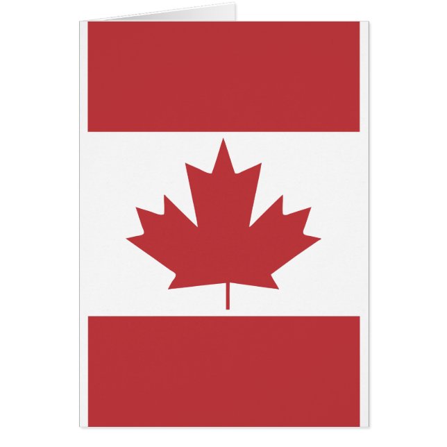 Drapeau de verticale du Canada (Devant)