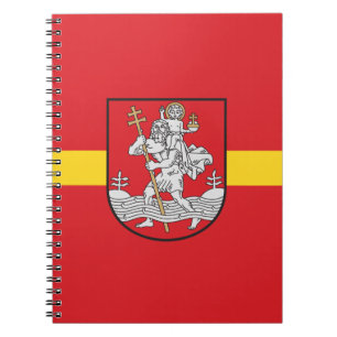 Drapeau de Vilnius, Lituanie Carnet