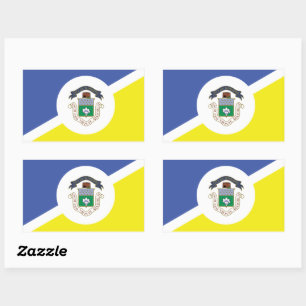 Drapeau de Winnipeg, Manitoba Stickers Rectangle