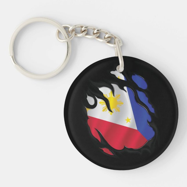 Drapeau déchiré des Philippines (Devant)
