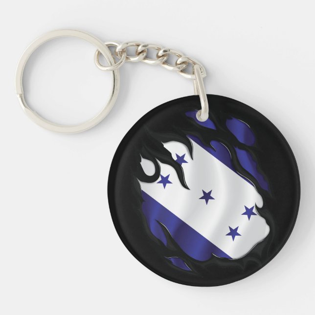 Drapeau déchiré du Honduras (Devant)