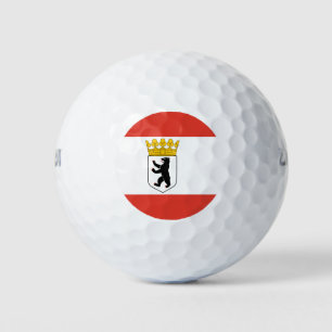 Drapeau des balles de golf de Berlin