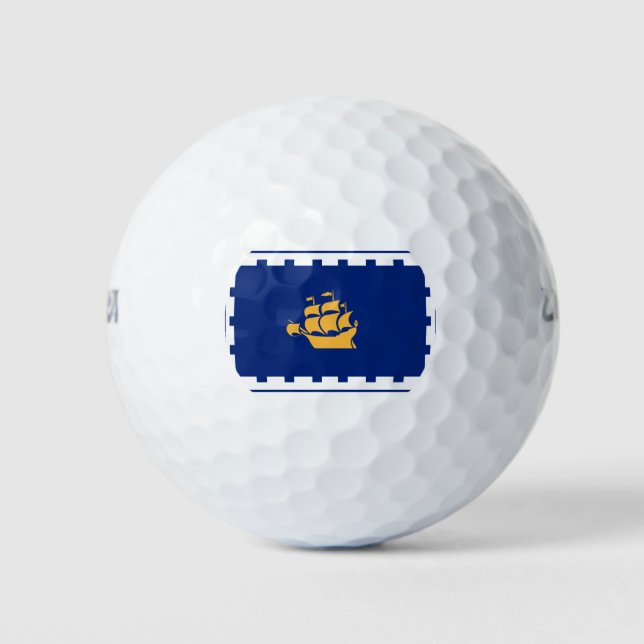 Drapeau des balles de golf de Québec (Devant)