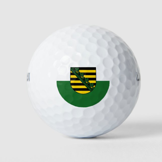 Drapeau des balles de golf de Saxe (Devant)