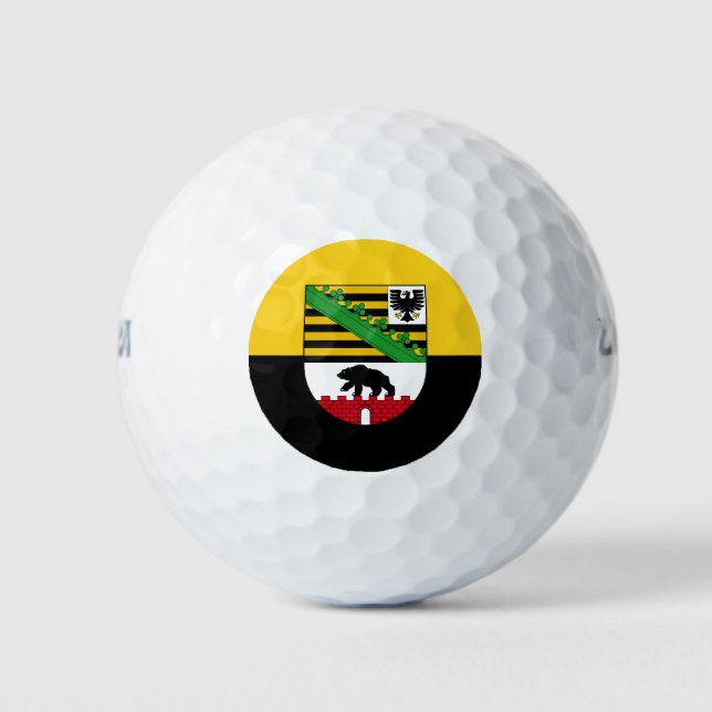 Drapeau des balles de golf de Saxe-Anhalt (Devant)