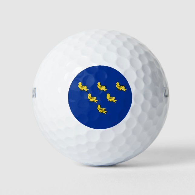 Drapeau des balles de golf de Sussex (Devant)