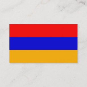 Drapeau des Cartes de visite arméniens