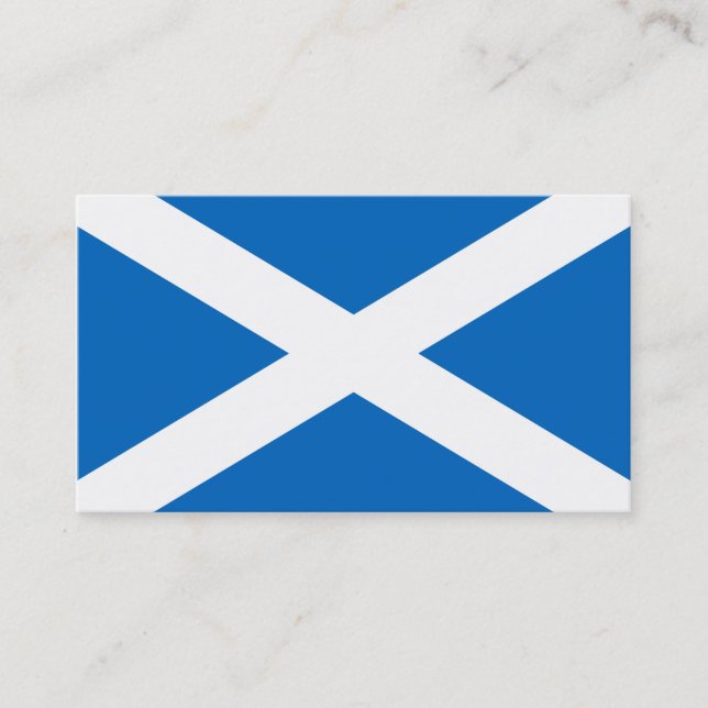 Drapeau des cartes de visite écossais (Devant)