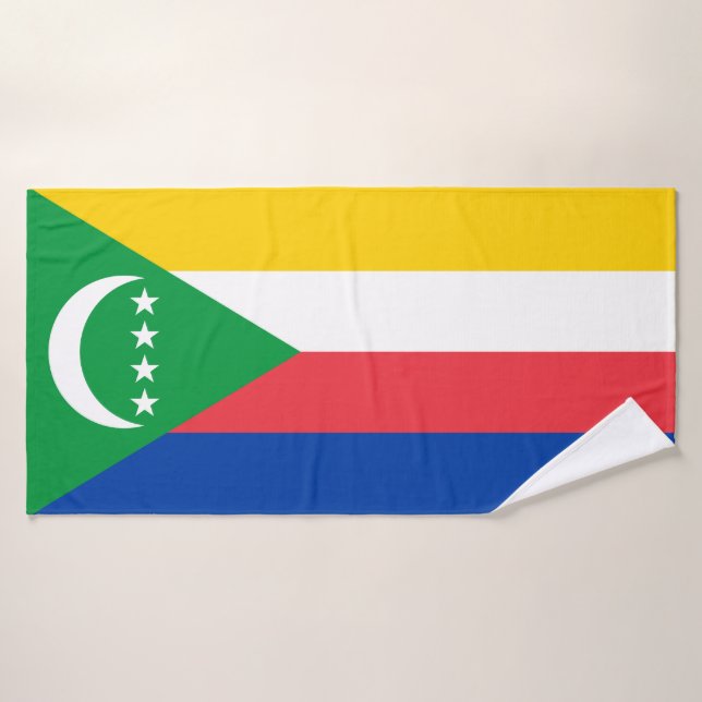 Drapeau des Comores (Serviette de bain)