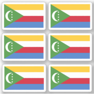 Drapeau des Comores - une collection Sticker