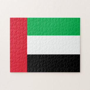 Drapeau des Émirats arabes unis Jigsaw Puzzle