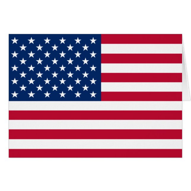 Drapeau des États-Unis d'Amérique (Devant horizontal)