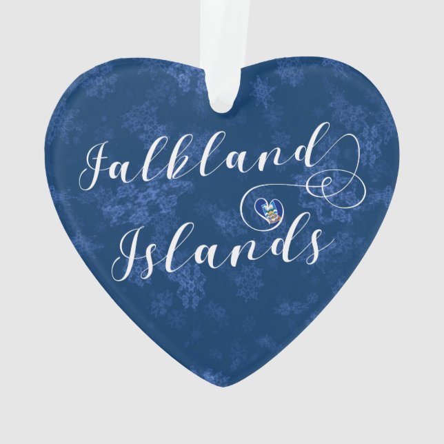 Drapeau des îles Malouines du Coeur, îles Malouine (dos)