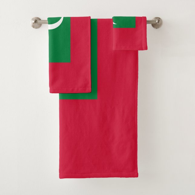 Drapeau des Maldives (En situation)