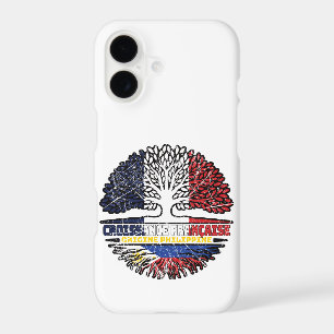 Drapeau des racines d'arbre Philippines Français F