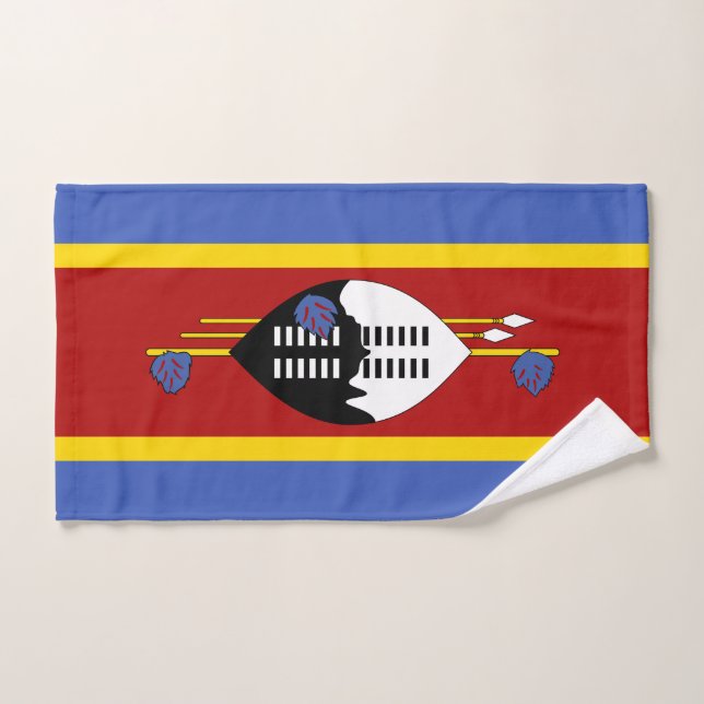 Drapeau d'Eswatini (Serviette à main)